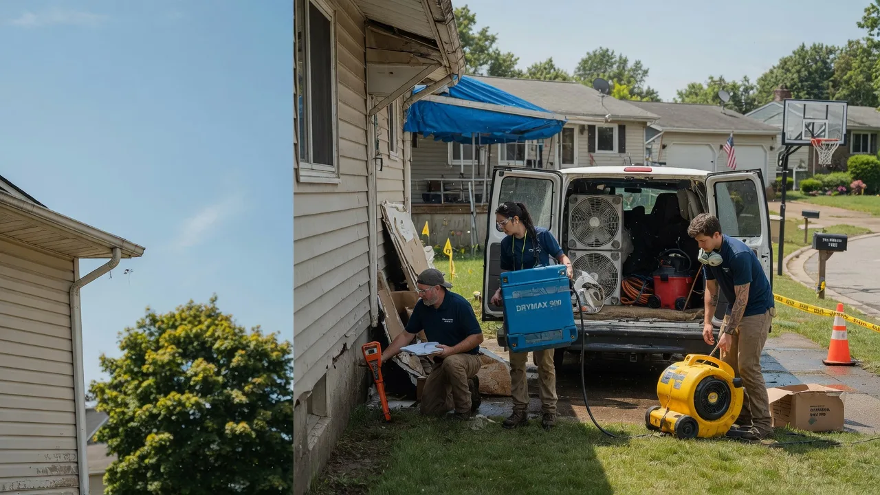 Ceiling Leak Cleanup in Sussex, WI near me