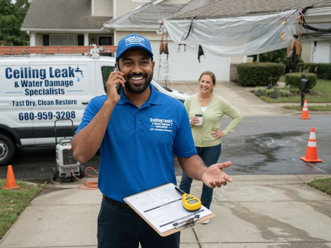 Ceiling Leak Cleanup Sussex, WI FAQs